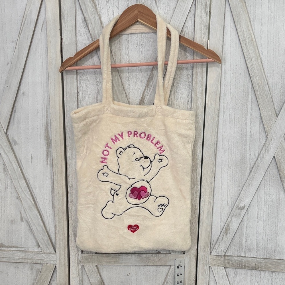 Divided Care Bears Cream Tote Bag